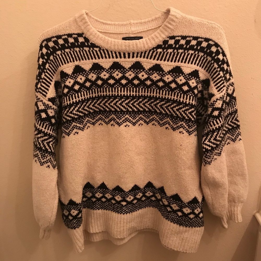 Black and White Sweater